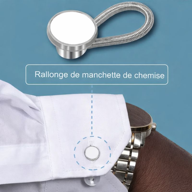 Pack 10 rallonges pour cols de chemise (2 Packs Achetés = 1 offert)