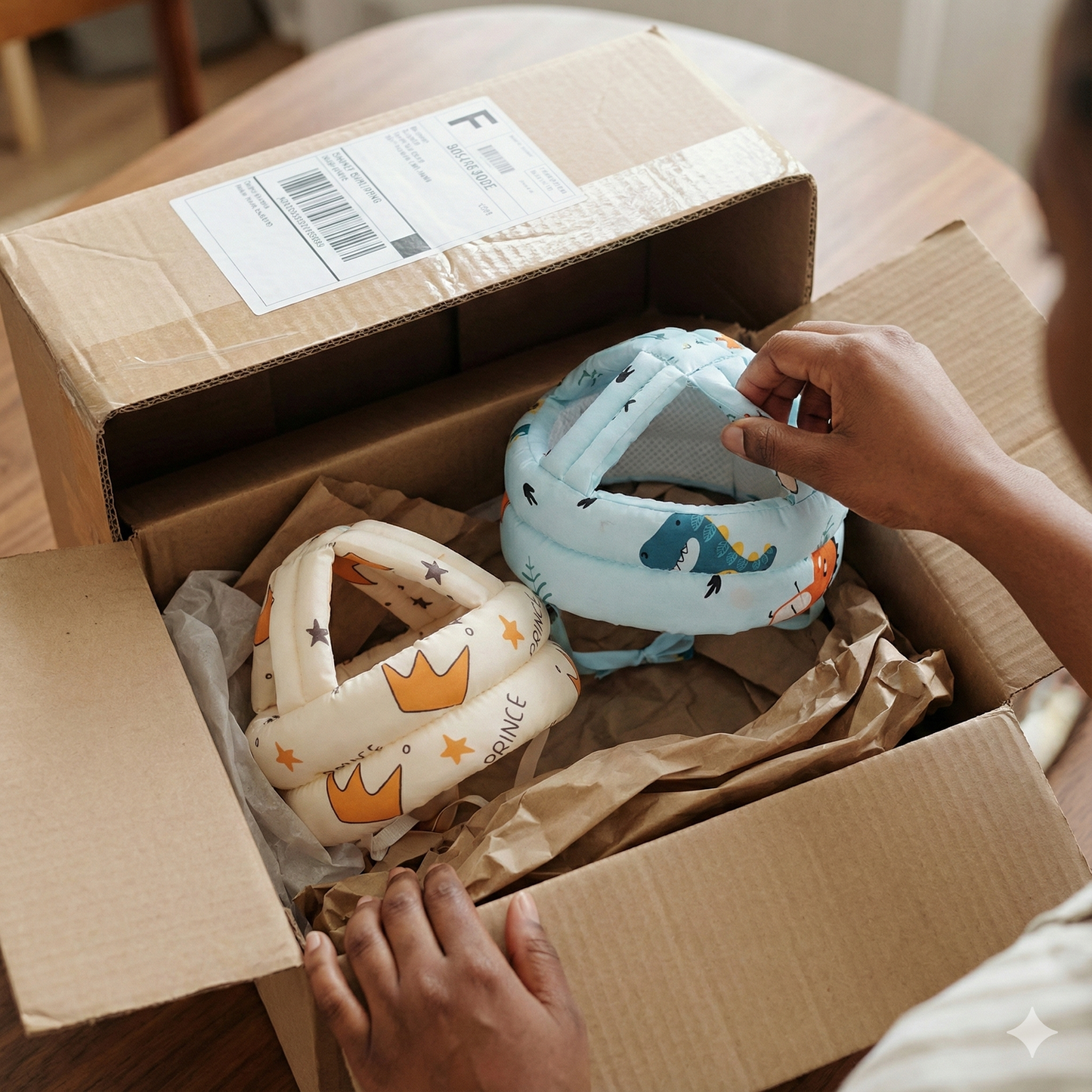 Casques de protection pour bébé